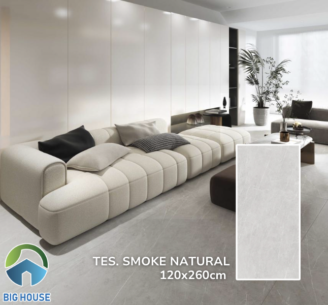 Mã gạch Smoke Natural có tông màu xám khói