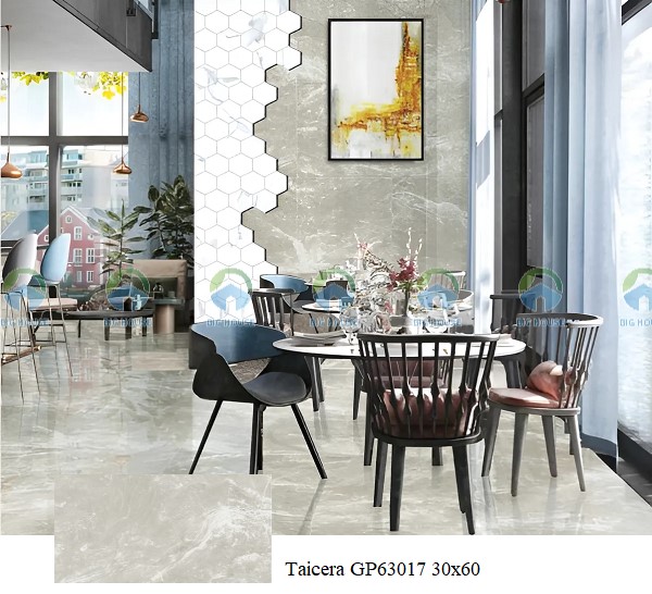 Gạch ốp tường bếp Taicera GP63017 giả đá